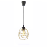 GALAXY BLACK/GOLD LAMPA WISZĄCA 1 PŁ MAŁA