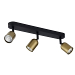 TOP BLACK/GOLD LAMPA SUFITOWA 3 PŁ