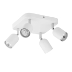 TOP LAMPA SUFITOWA 4 PŁ BIAŁA