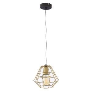 DIAMOND MM ZŁOTY PROSZEK LAMPA WISZĄCA 1 PŁ