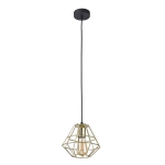 DIAMOND GOLD LAMPA WISZĄCA 1 PŁ