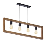 METRO LAMPA WISZĄCA 4 PŁ FSC 100%, SA-COC-006060