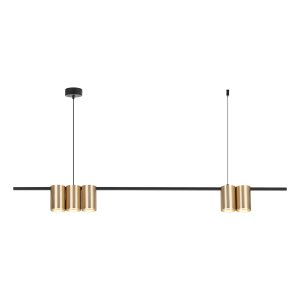 Lampa wisząca (listwa) GENESIS BLACK GOLD 5xGU10