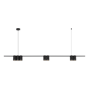 Lampa wisząca (listwa) GENESIS BLACK 7xGU10