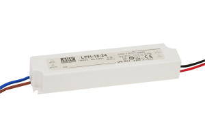 MEAN WELL Zasilacz impulsowy; LED; 18W; 12V; 1,5A; 180-264VAC; 254-370VDC; IP67