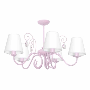 Żyrandol SARA PINK 5xE14