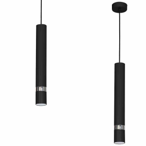 Lampa wisząca JOKER BLACK/CHROME 1xGU10