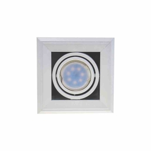 LAMPA PODTYNKOWA BLOCCO BIAŁY 1x7W GU10 LED