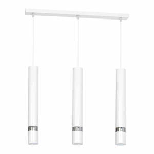 Lampa wisząca JOKER WHITE/CHROME 3xGU10