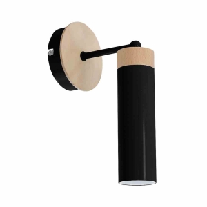 Kinkiet Pedro Black 1xGU10