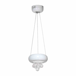 LAMPA WISZĄCA LUX BIANCO  1X6W LED