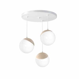 Lampa wisząca SFERA WOOD 3xE14