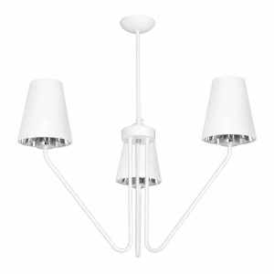Żyrandol VICTORIA WHITE 3xE27