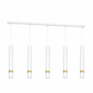 Lampa wisząca JOKER WHITE/GOLD 5xGU10