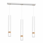 Lampa wisząca JOKER WHITE/WOOD 3xGU10