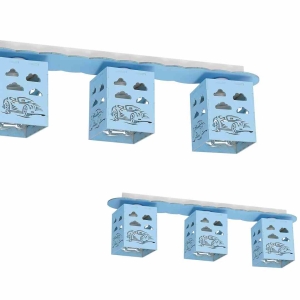 Lampa sufitowa RALLY BLUE 3xE27 60W
