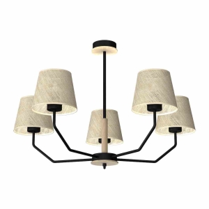 Lampa wisząca ETNA Black 5xE27