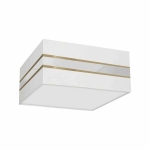 Lampa sufitowa Kwadrat ULTIMO WHITE 2xE27