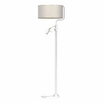 Lampa podłogowa LINO BIEL / LEN 1xE27 + 1x mini GU10