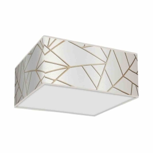 Lampa sufitowa ZIGGY WHITE White/Gold 2xE27
