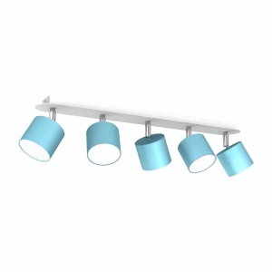 Lampa sufitowa DIXIE BLUE/WHITE 5xGX53